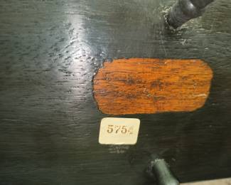 Bottom of miniature bench 