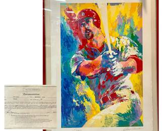 Large print signed by artist and McGuire with a certificate of authenticity. 