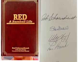 One example of dozens of signed books