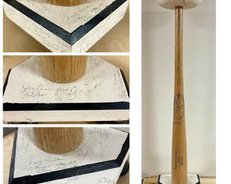 Handmade ashtray with autographs