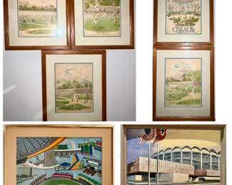 Baseball artwork