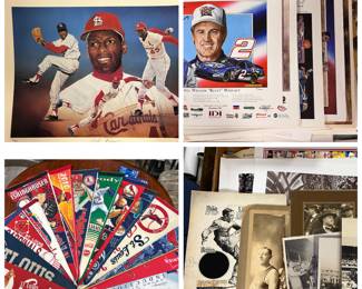 Hundreds of posters, pennants, and photographs