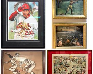 Baseball artwork