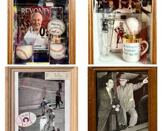 Autographed photos and memorabilia  