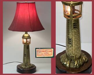 Nautilus Lighthouse Lamp Solid Brass