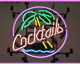 Neon Cocktails Sign