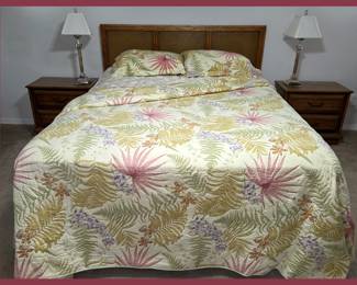 Part of a Nice Bedroom Set; it has a matching dresser with mirrors 