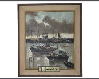 Signed Oil Painting 