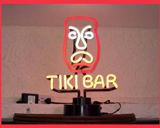 Neon Tiki Bar Light
