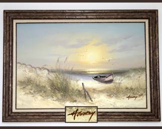 Signed Oil Painting 