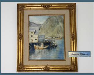 Lucile Ahrens Signed Oil Painting