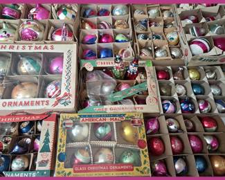 A Great Selection of Vintage Christmas Ornaments