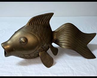 Cute Brass Koi Fish