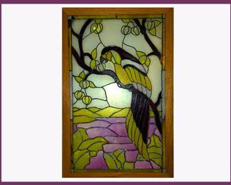 Lighted Stained Glass Shadow Box