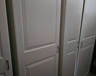 Lots of storage cabinets 