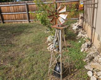 Rustic yard art