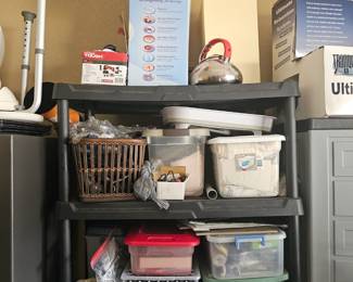 Lots of misc in the garage 