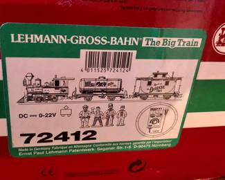 Label on train box