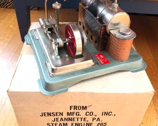 Jensen steam engine #65 with original box