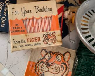 Put a Tiger in your Tank and his candles on your cake!