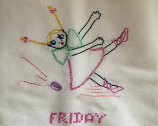 Embroidered linens