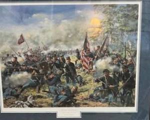 Framed Civil War Print - From the Bloom Family Civil War Collection. 'Rock of Eden' Limited Edition.