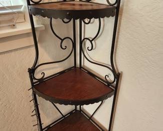 Wrought Iron Corner Display Piece