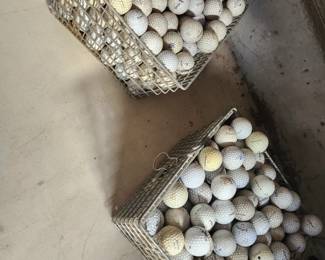 Lots of Golf Balls.