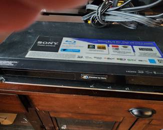 Sony Blue-Ray 3D HDMI Player. 