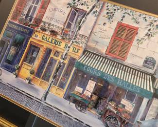 'Paris' Framed Print. 