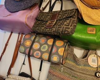 Lots of great purses - Dooney and Bourke. MK's. 