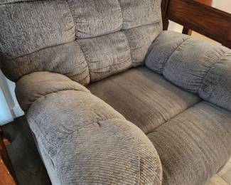 lOverstuffed Recliner Chair