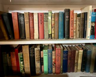 Hundreds of old books