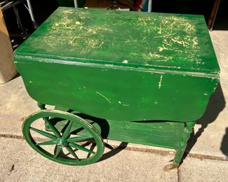 Vintage garden cart