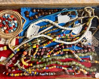 1800s Indian and African trade beads