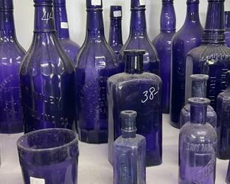 Purple bottles