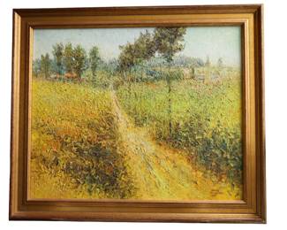 IMPRESSIONIST LANDSCAPE JANUSZ OLSZEWSKI