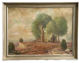 SIGNED LANDSCAPE