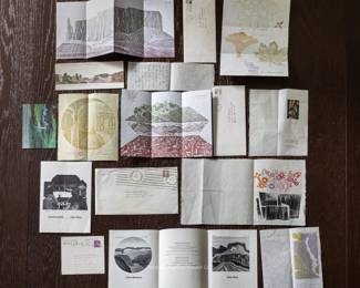 RARE LOT OF SIGNED INTERNATIONALLY FAMOUS WOODCUT PRINT MAKER ART JOHN ROSS