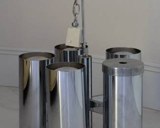 BEAUTIFUL MID CENTURY MODERN GEOMETRIC CEILING LIGHT CHANDELIER