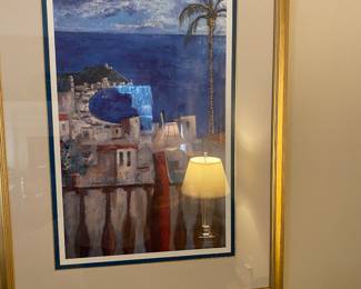 Second of two matching large artwork pieces. 
