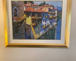 Artist, authenticated Brushstrokes reproduction