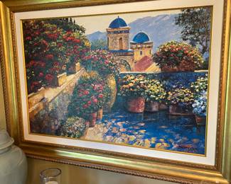 Artist authenticated Brushstrokes reproduction