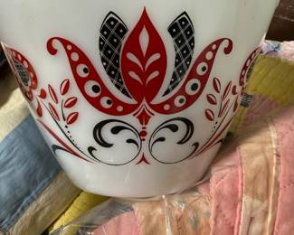 Tulip Bowl, fire king, mixing bowls