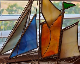 Stained glass ships