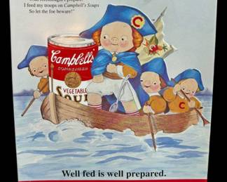 LIMITED EDITION Campbells Soup Ad Signs 