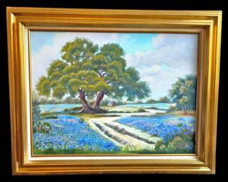 Lila Smith Winding Road Home Bluebonnets 