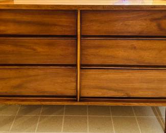 MCM Harmony House 6-Drawer Console Table, 30"H x 52"W x 17.5"D.