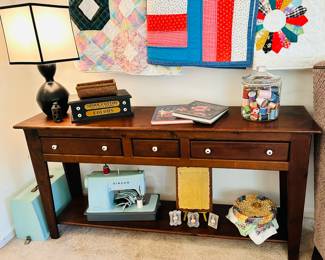 Still More Great Furniture Available Including a Vintage Console Table, 30"H x 16"D x 60"L