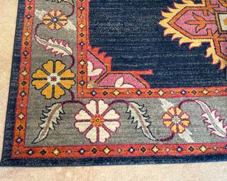 Vibrant Surya (Turkey) Area Rug from the Harput Collection, 7'10" x 10'3".